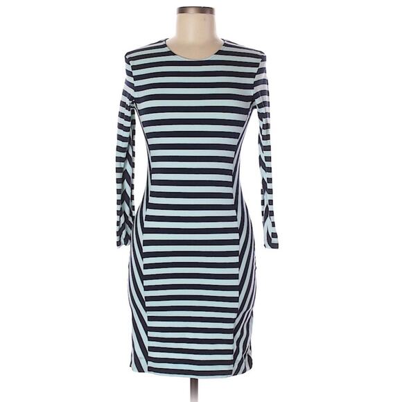 French Connection Summer Striped Dress - Green/Blue - 6 - Picture 2 of 14